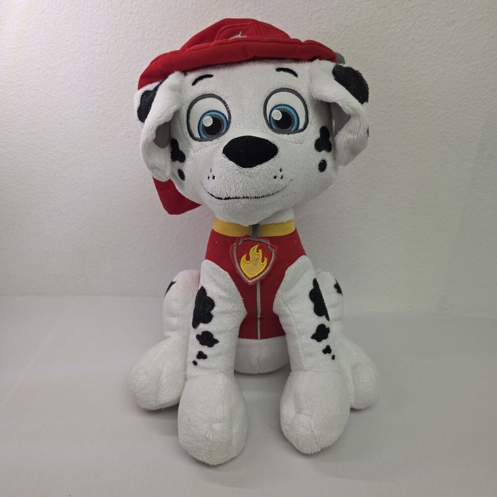 Nickelodeon Paw Patrol Dalmation Marshall Fire Department 14" Plush 2021